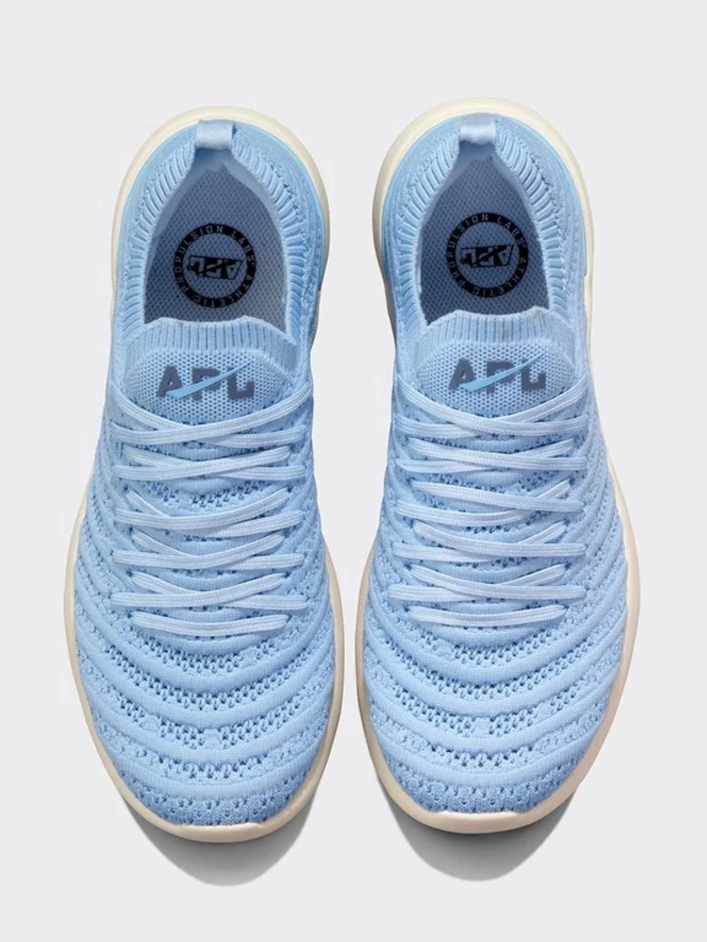 APL Light Blue Knit Slip-On Sneakers